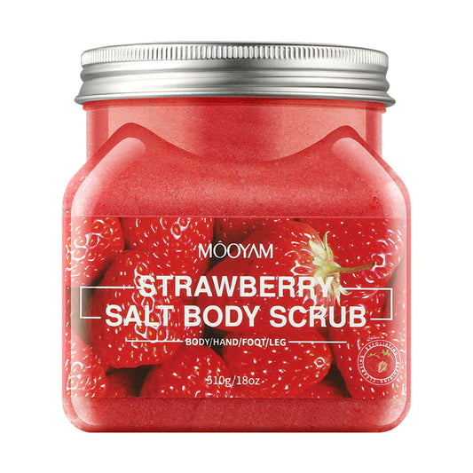 Mooyam strawberry salt body scrub
